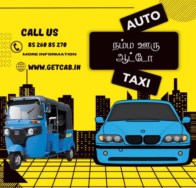 Call Taxi Auto Booking Online App Services in Coimbatore 24 Hours